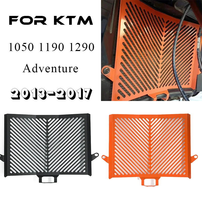 

MTKRACING Aluminum Motorcycle Radiator Guard Grille Protection Water Tank Guard For KTM 1050 1190 1290 Adventure 2013-2017