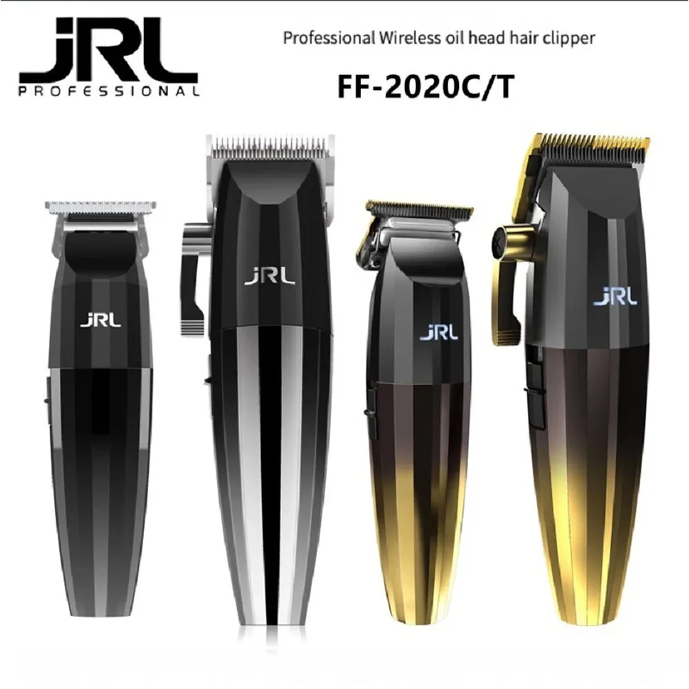 JRL 2020C Professional Hair Clippers 2020T Hair Trimmer For Men, Cordless Haircut Machine For Barbers, Electric Gradient Clipper