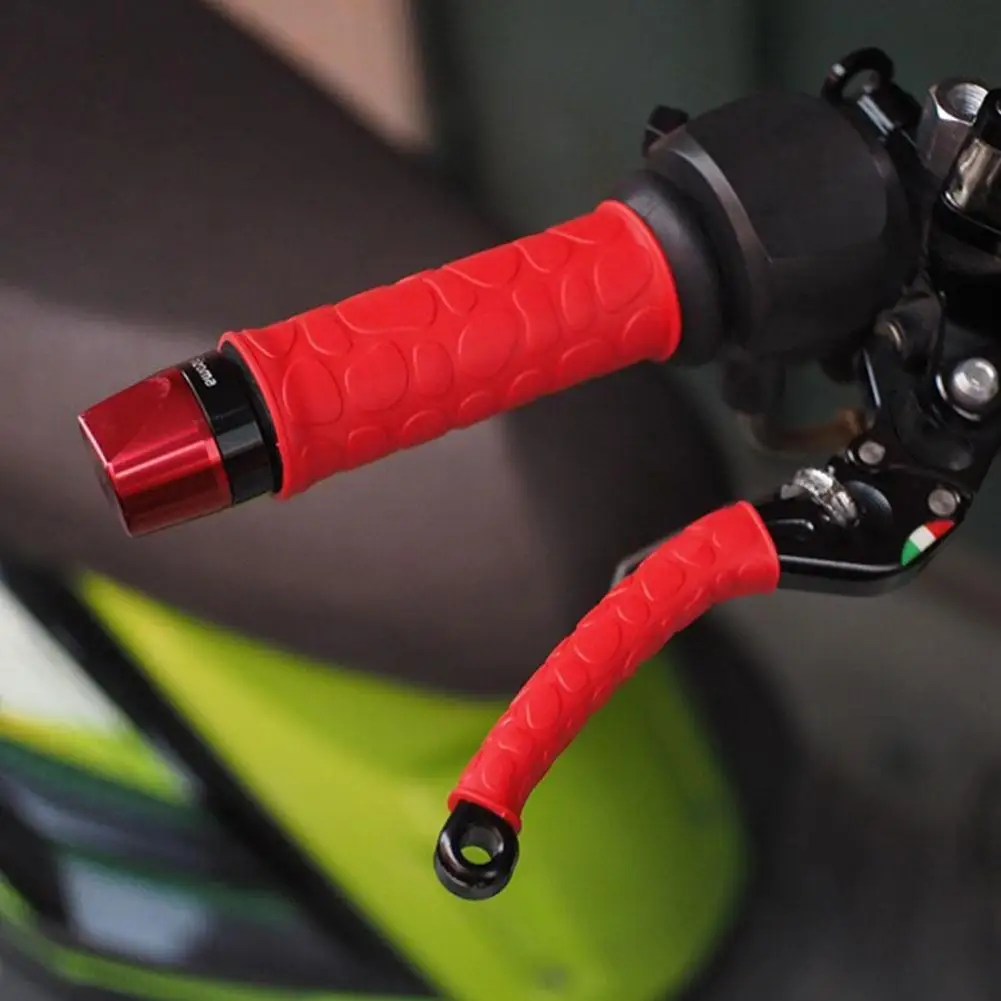

4pcs/set universal Motorcycle Handle Grip Cover Bar Brake Handle Cover Non-Slip Handle Rubber Sleeve Handlebar Covers