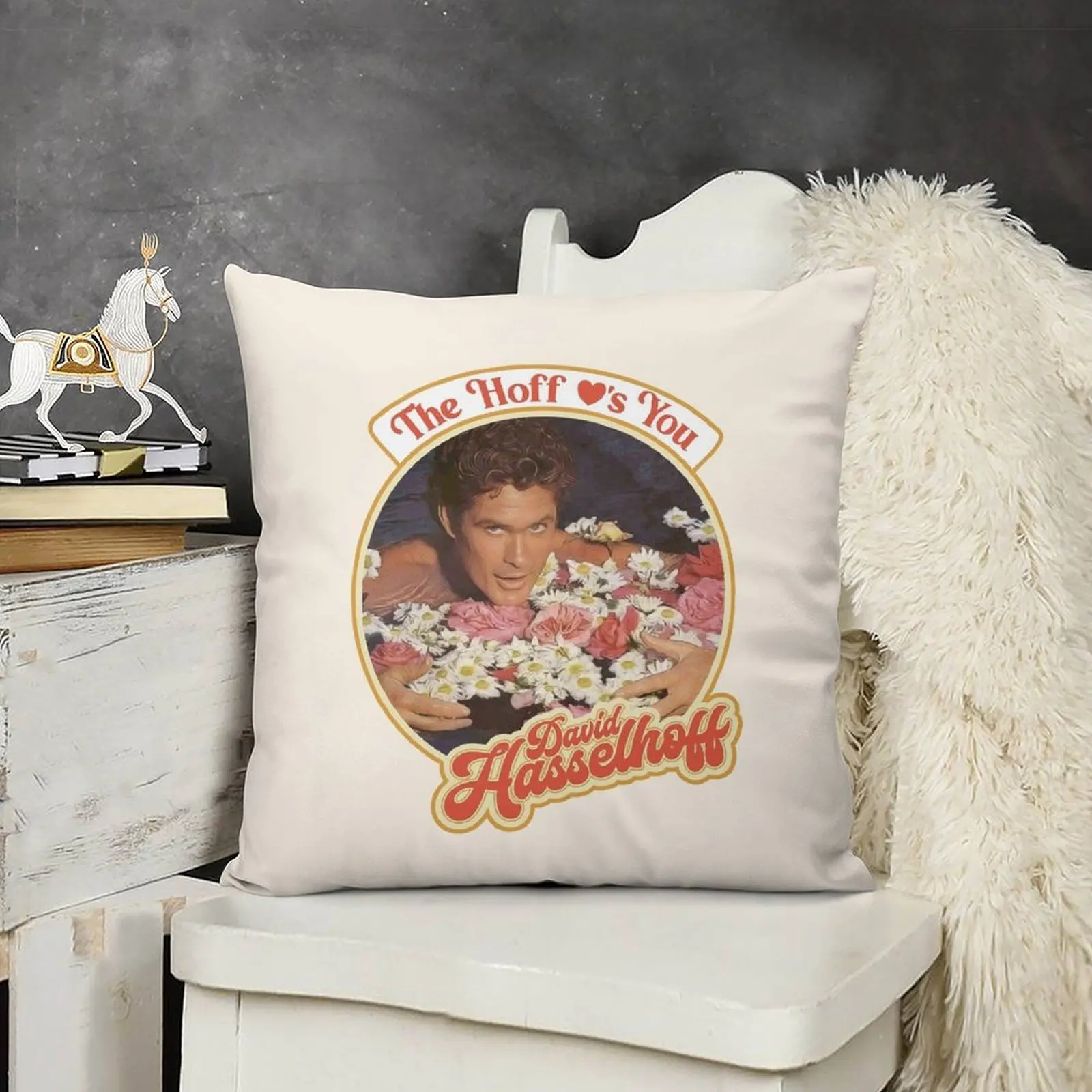 Наволочки для диванных подушек The Hoff Loves You декоративные подушки наволочки