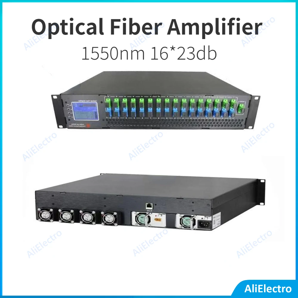 

Оптоволоконный усилитель 1550 нм 16*23 дБ CATV FTTH EDFA выход и WDM (мультиплексор разделения оптической длины волны) Бесплатная доставка