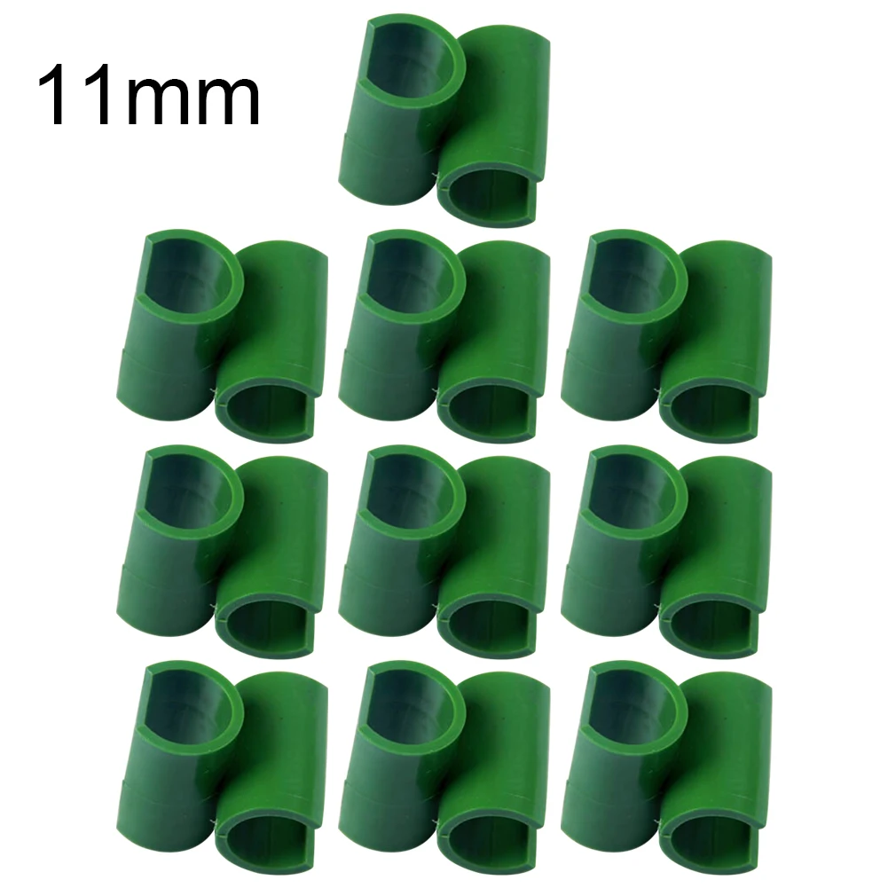 

10pcs Cross Buckle Grafting Universal Flower Rattan Durable Fixed For Stakes Clip Greenhouse Garden Plant Connector Trellis