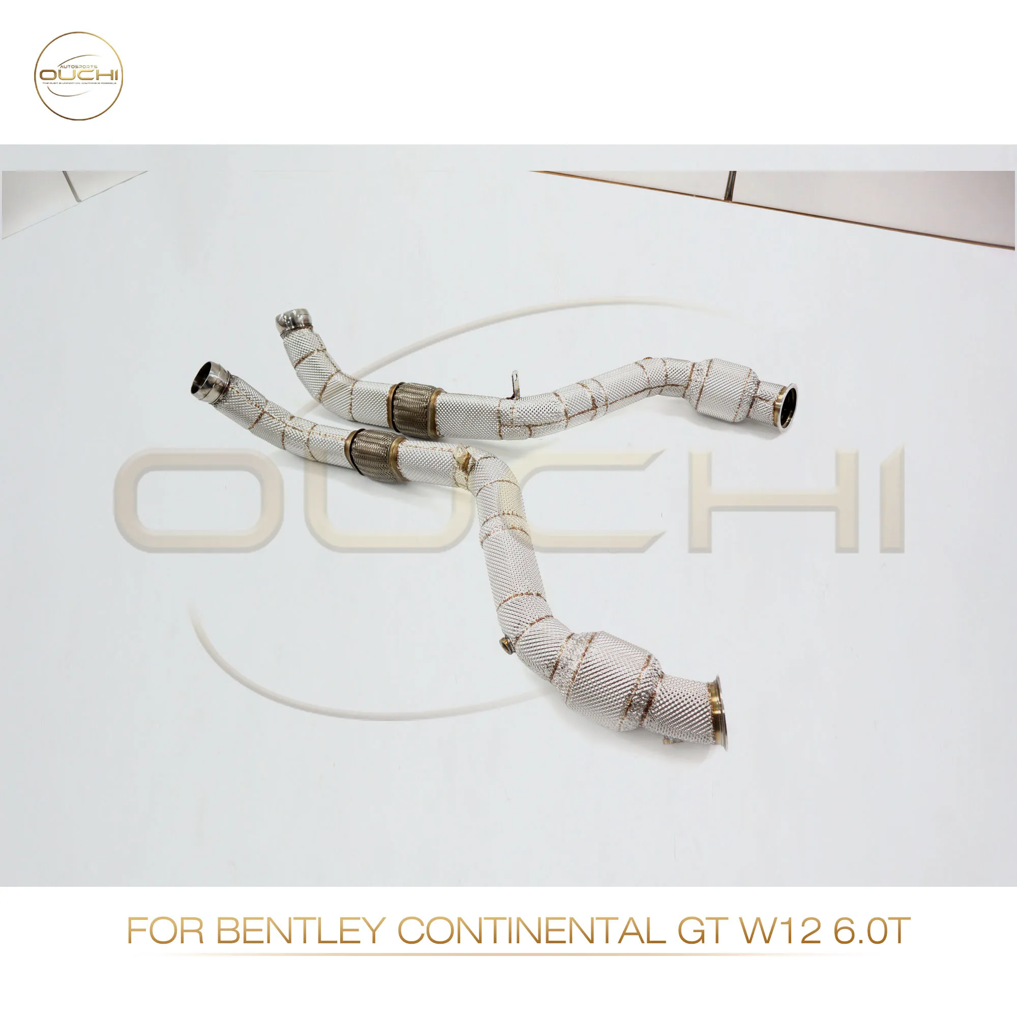 Выхлопная система OUCHI из нержавеющей стали выхлопная труба для Bentley Continental GT W12 6 0 T