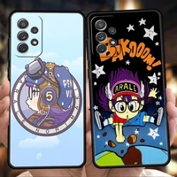 dr slump arale anime phone case for samsung galaxy a51 a71 a32 a52 m31 m21 m22 5g 2021 note 10 20 a01 a11 a21s a31 a41 tpu shell