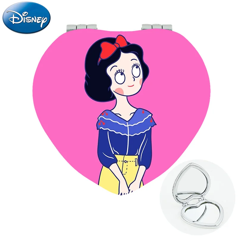 Милые карманные зеркала Принцессы Disney, Белоснежка, Аврора, Ариэль, Алиса, жасмин, София, Тиана, Рапунцель, карманное зеркало, подарок для дево...