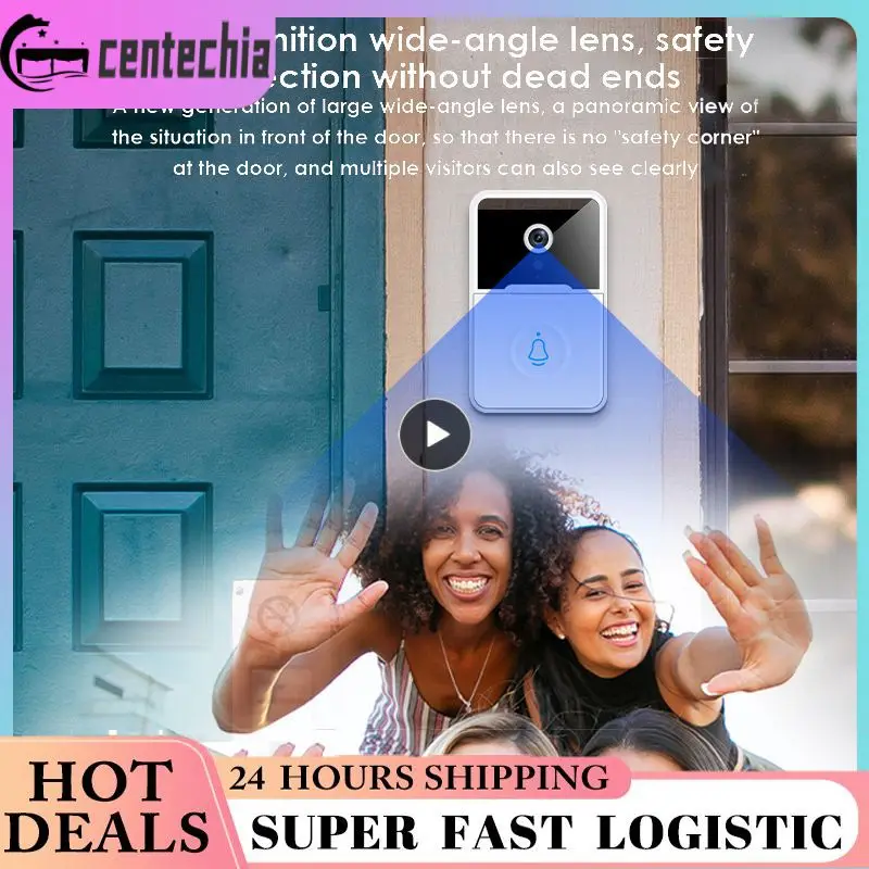 

Visual Remote Control Doorbell Variable Sound Wireless Wifi Doorbell Real-time Monitoring Ir Night Vision Smart Home