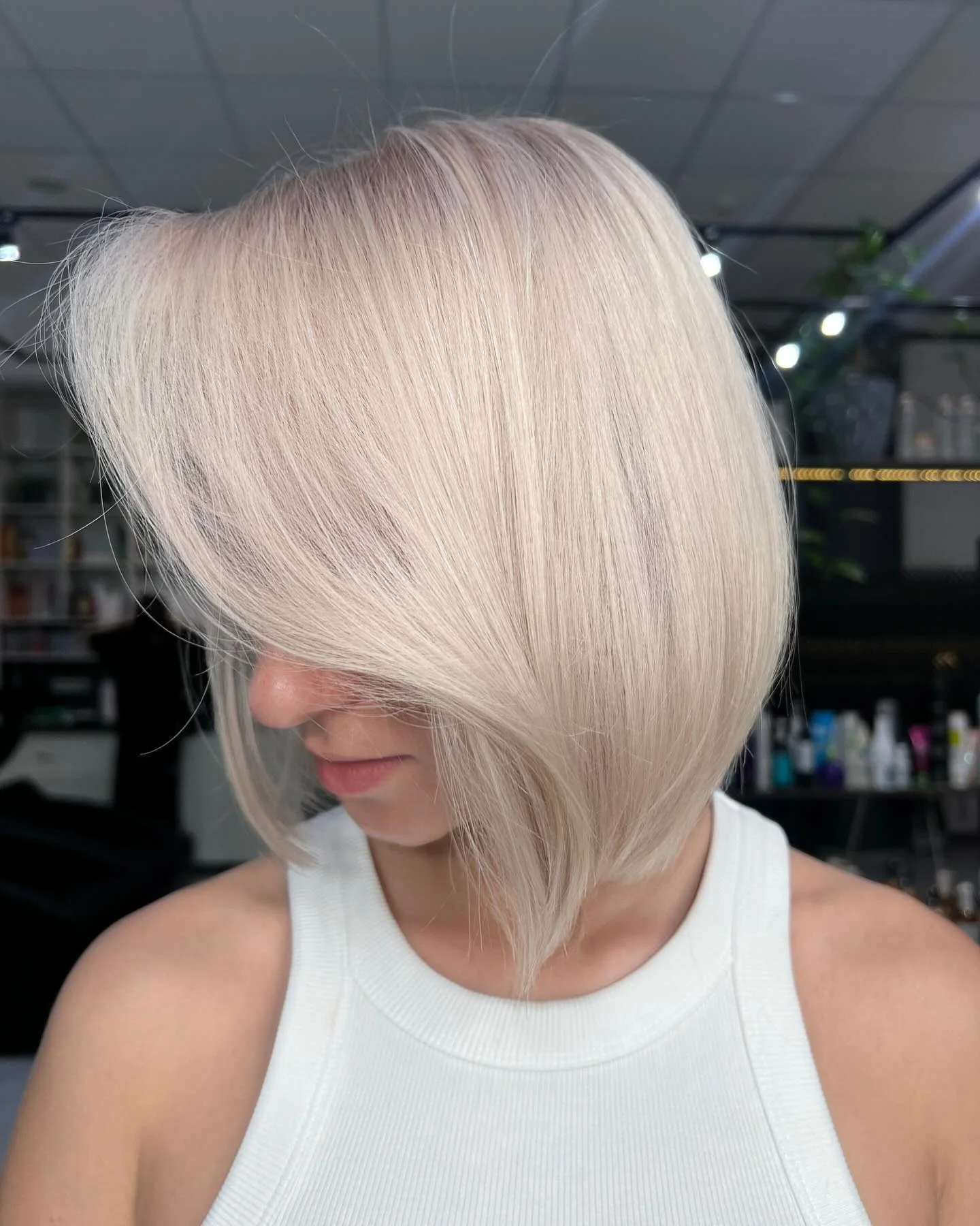 Светло-коричневый парик из 150% 180% плотности (окрашиваемый) короткий прямой полный