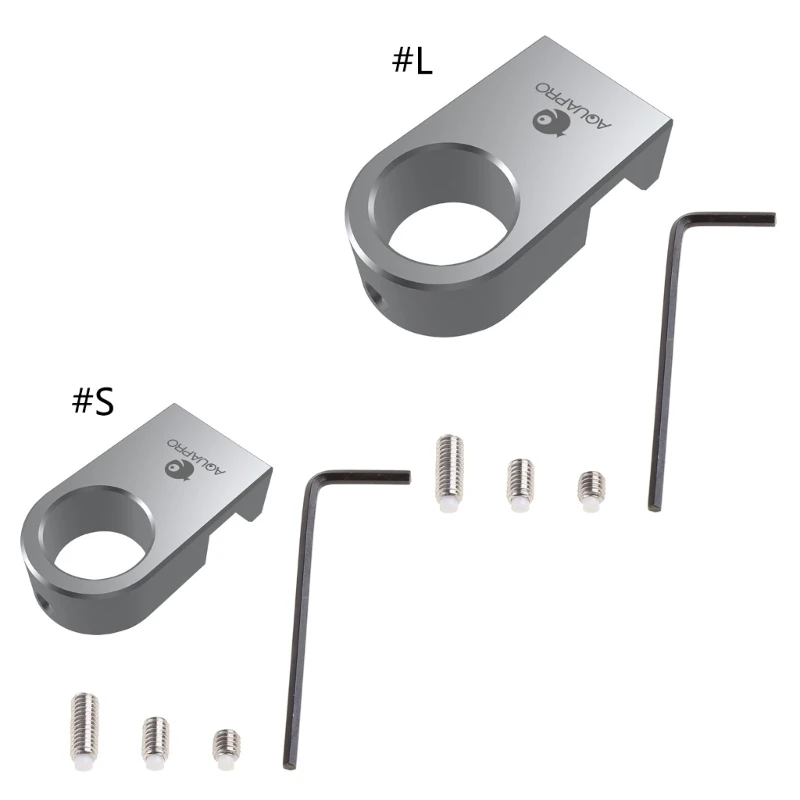 

Aquarium Aluminum Alloy Water Pipe Clip Fish for Tank Background Fixture Clips