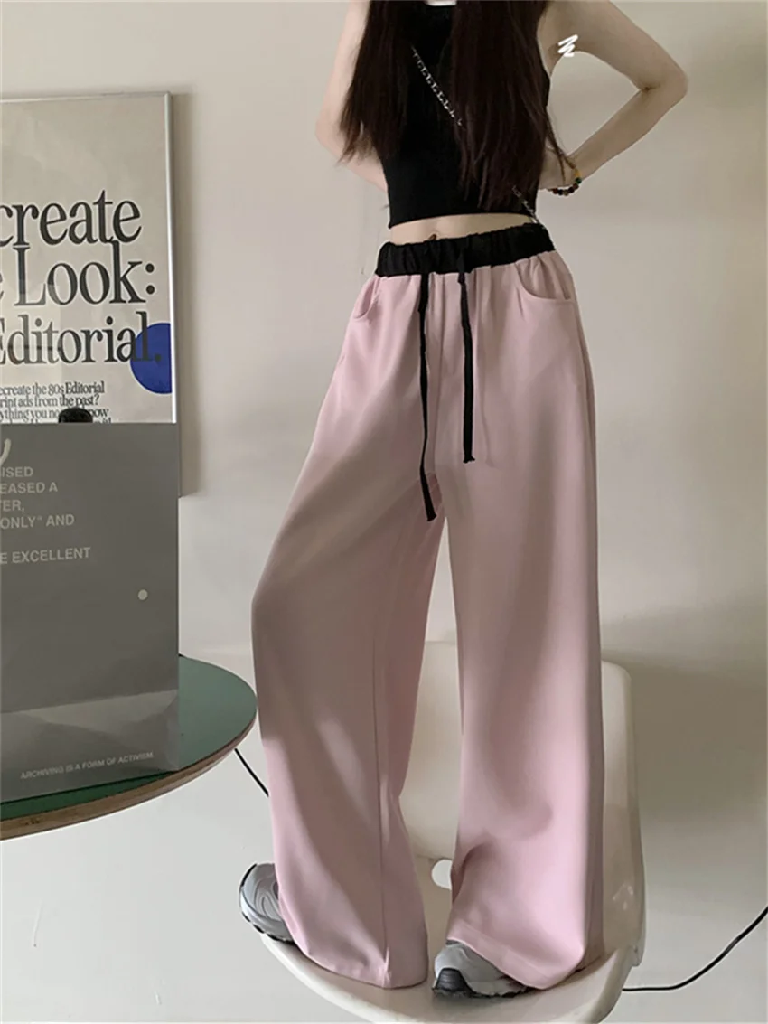 Женские офисные брюки Alien Kitty шикарная свободная летняя одежда для работы уличная