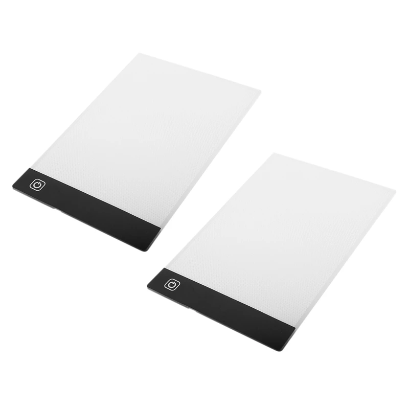 

2X Three Level Dimmable Led Light Pad,Tools,Diamond Painting Accessories,Diamond Embroidery Eye Protection A5 Size