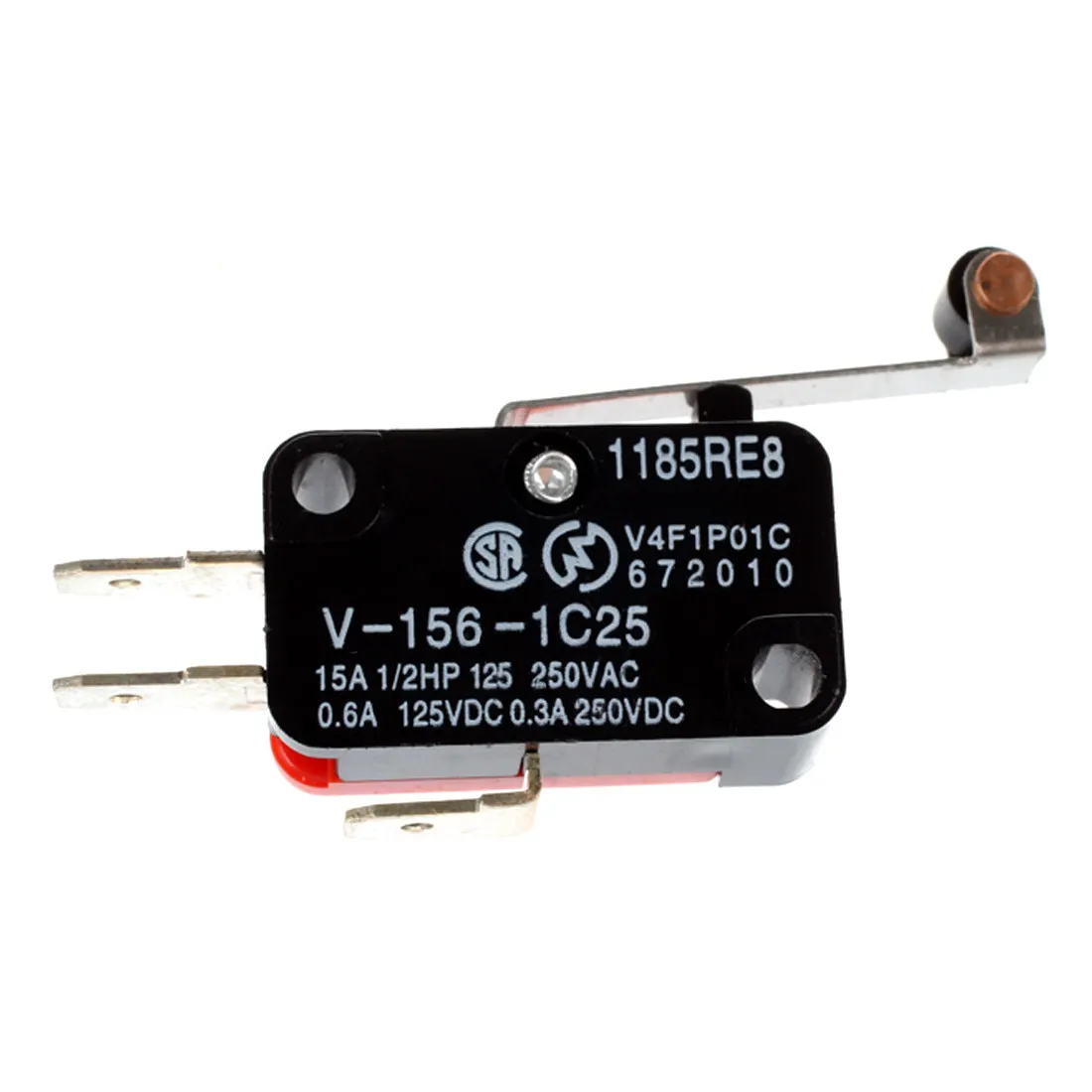 Мини-концевой выключатель с длинным шарнирным роликовым рычагом SPDT Snap Action LOT -