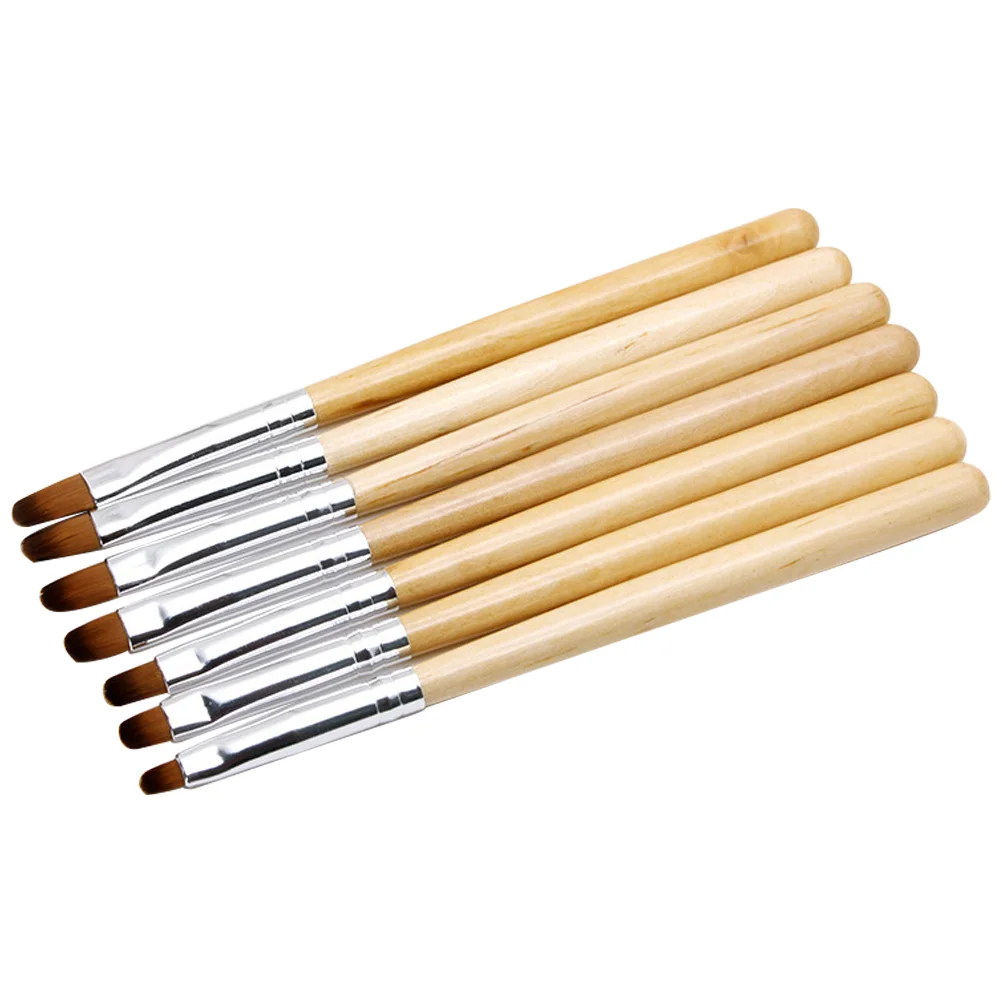 

7 Pcs Nail Clean Brush Brushes Cleaning Dust Manicure Nails Accessories Tool Polish Painting Tools