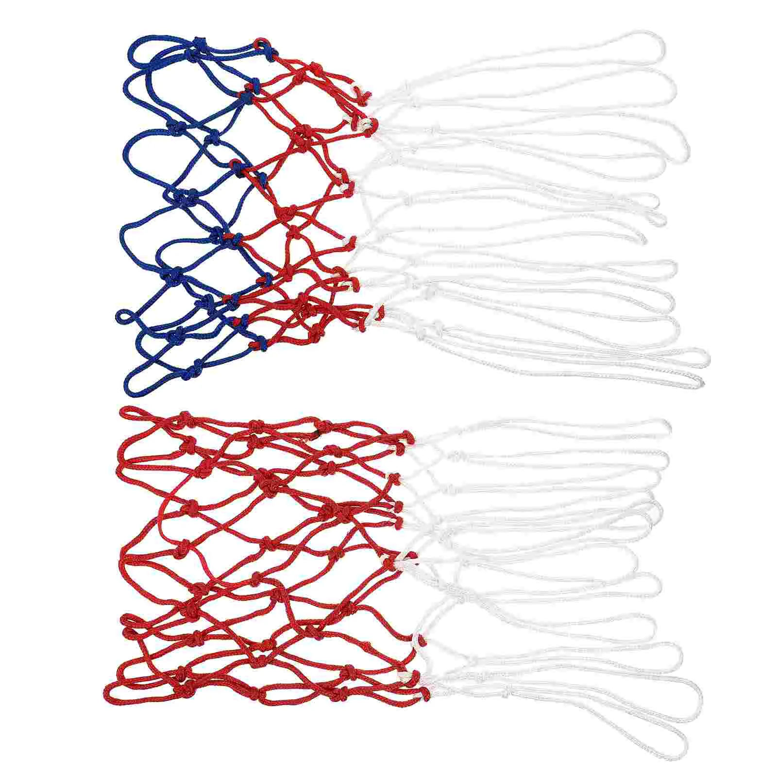 

2pcs Nets Outdoor Basket Nets Meshes Competition Meshes Basketball Meshes for Backyard Home