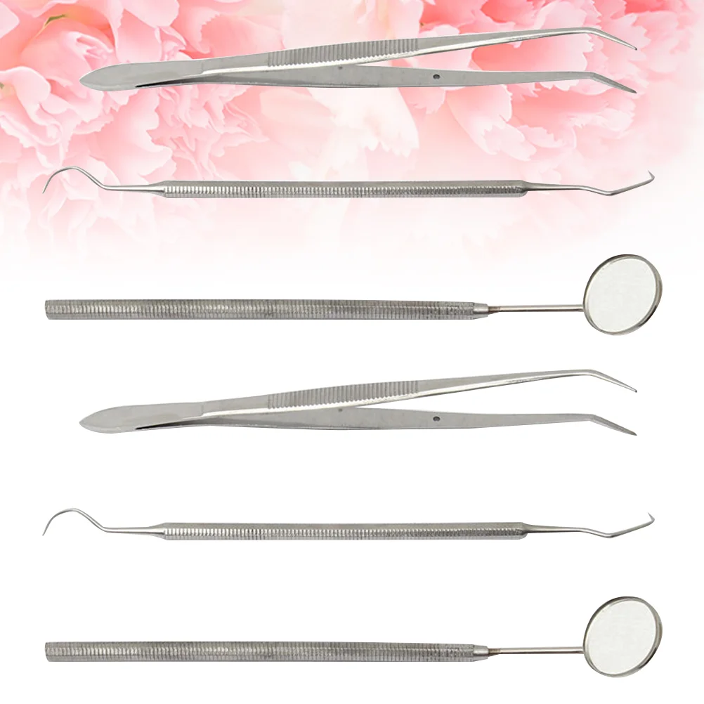 

Набор для ухода за полостью рта из нержавеющей стали, 2 комплекта