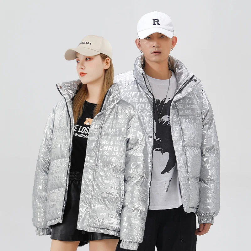 

pu lint padded men's winter padded jacket tide brand ruffian handsome padded jacket Men's winter jackets parkas Man coat