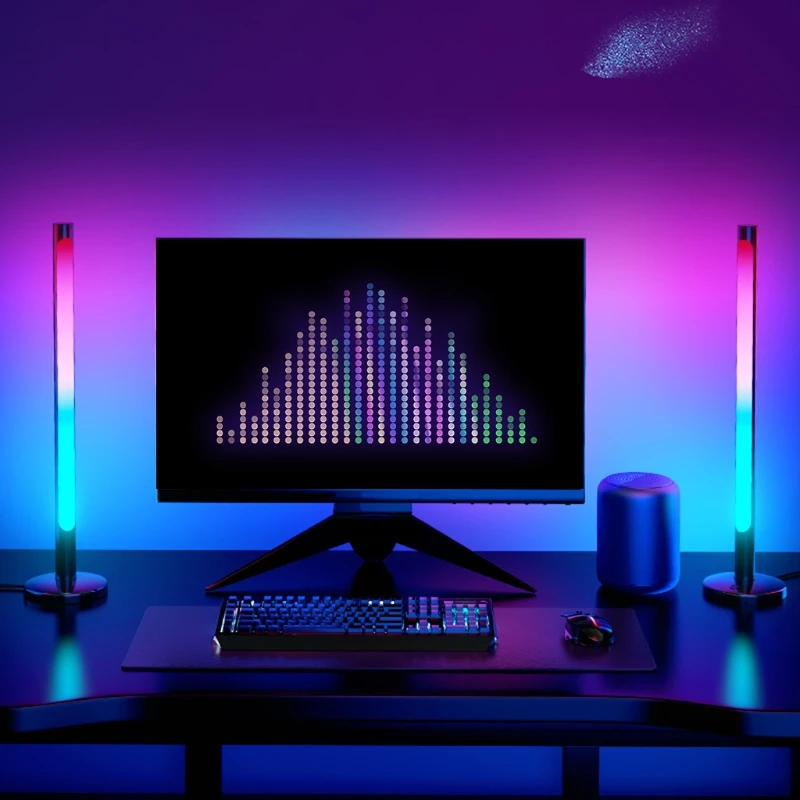 Умная светодиодсветодиодный лампа с ритмическим скачком индукционный