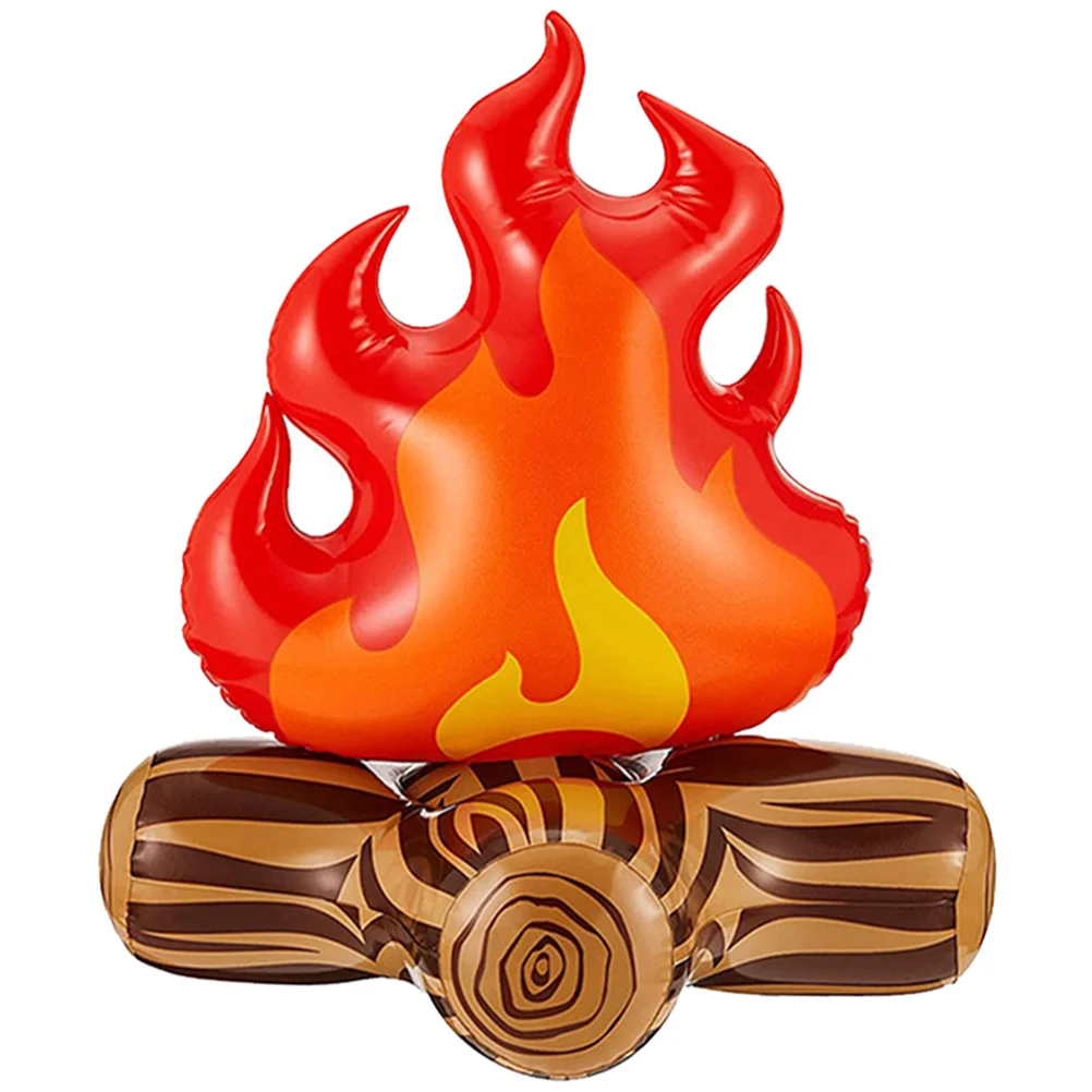 Надувное пламя модель двора реквизит ПВХ костер кемпинг вечеринка воздушные