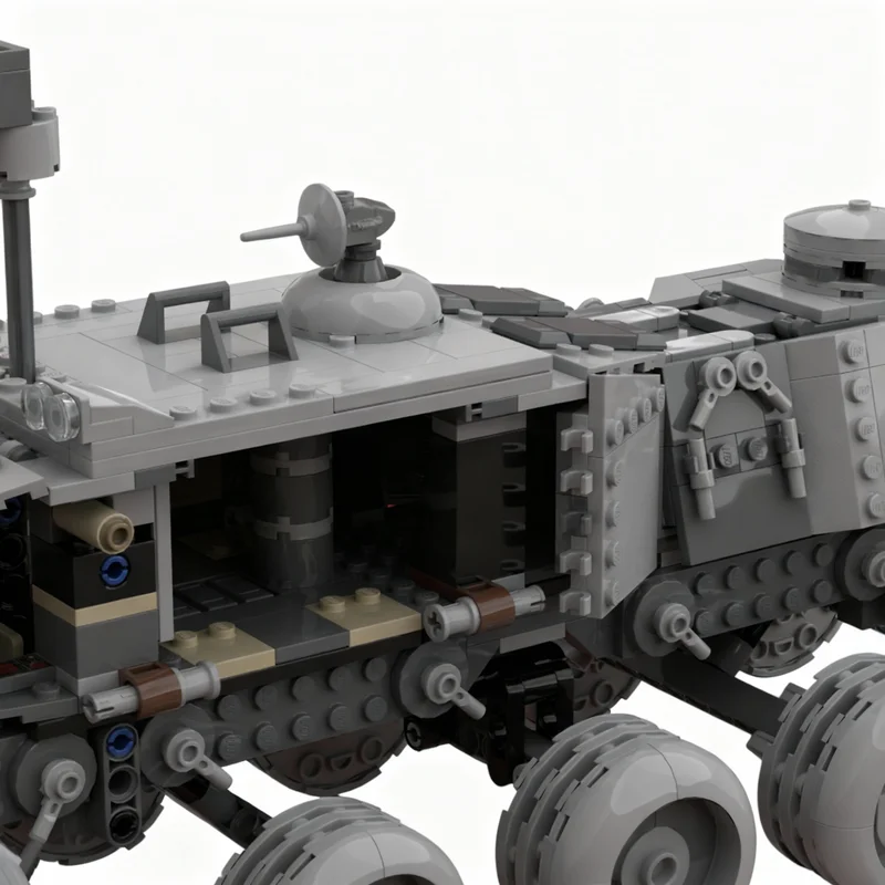Фото 891 деталь MOC Juggernaut: Простая модификация, модель-конструктор, строительные блоки, рождественский подарок, подарок на день рождения, DIY, идея для детского творчества №2