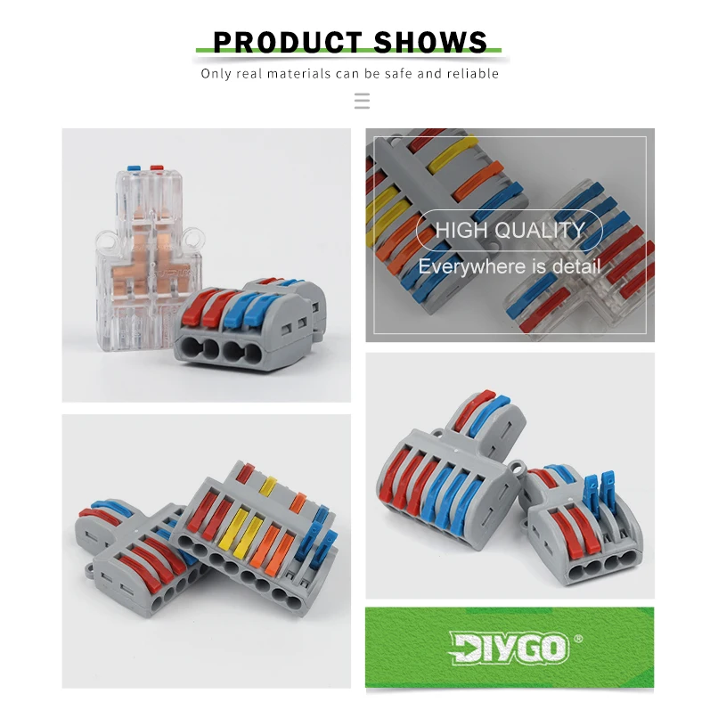 SPL42/62/82/102 Разъем для электрического провода Вставной клеммный блок Универсальное