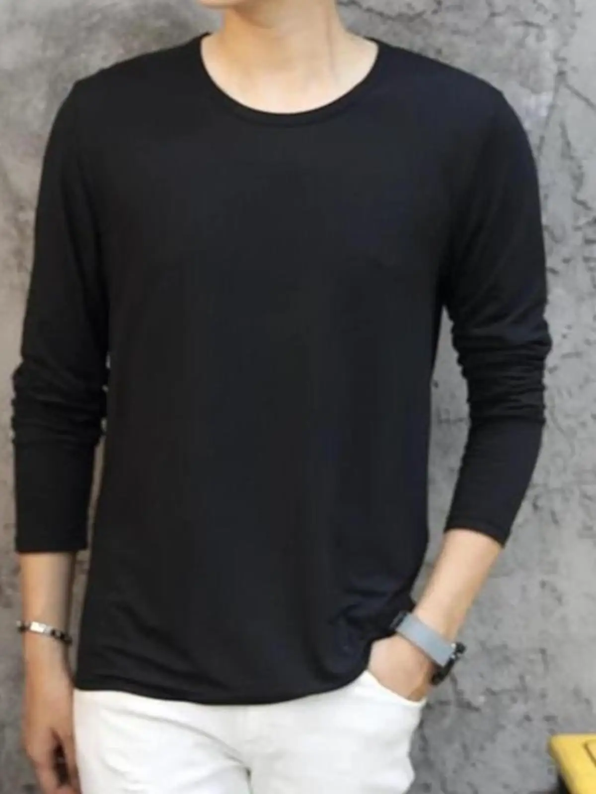 Летняя ультратонкая рубашка с длинными рукавами мужская темная устойчивая к