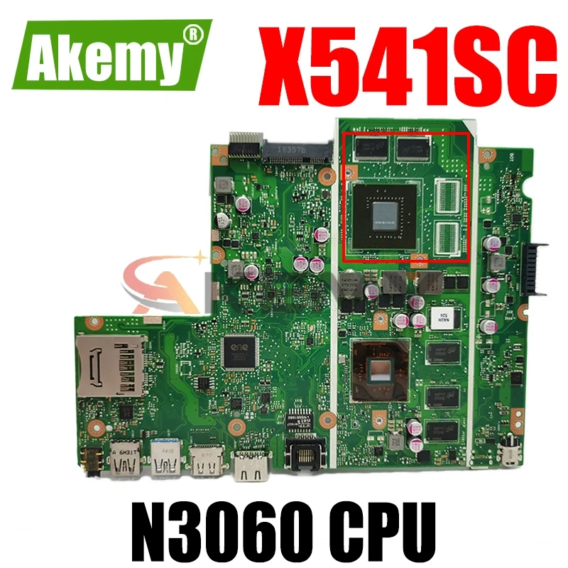 

AKemy X541SC MB._4G/N3060/AS V1G 90NB0CI0-R00040 Mainboard For Asus X541S X541SC Laptop motherboard 100% tested