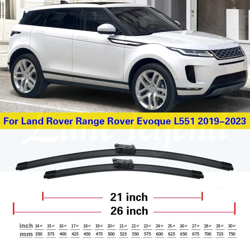 

Щетки стеклоочистителя передние для LAND ROVER Range Rover Evoque L551 2019-2023, 26 дюймов + 21 дюйм