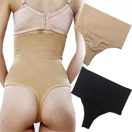 High Waist Thongs Sexy G string Thong Panties Abdomen Shaping Hip Lift Underwear Lady Panties Plus Size Brief Panty Briefs