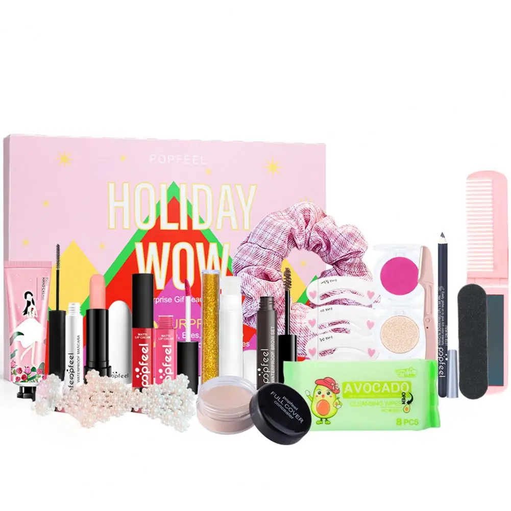

Eyeliner Mascara Set Universal Exquisite Long Lasting Mascara Eye Shadow Cosmetics Kit for Party Eyeshadow Palette Lipstick