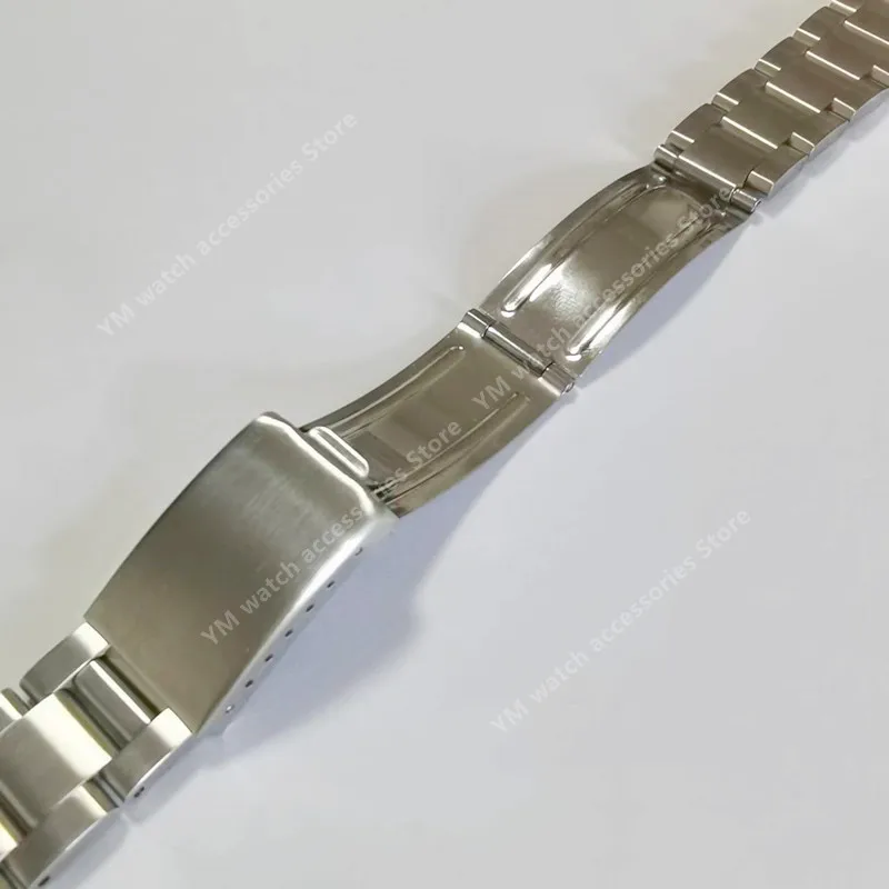 316L Solid Brush Stainless Steel 18mm 19mm 20mm Silver Oyster Curved End Dive Watch Strap Band Bracelet Fit For ROX Watch