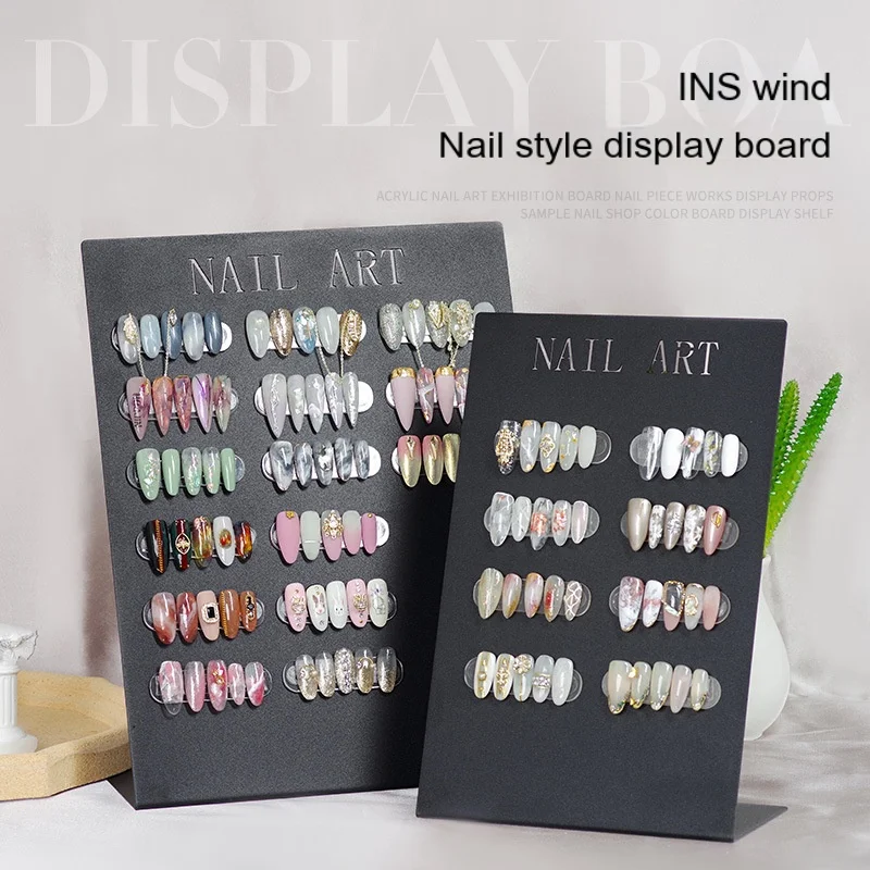 

Acylic Holder For Nails Manicure Accessories Case Display Stand Photo Background Swatch Showing Shelf Free Shipping