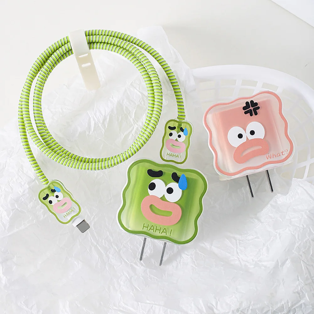 Фиолетовый защитный чехол для кабеля зарядного устройства с бабочкой iPhone 16 15 14 13