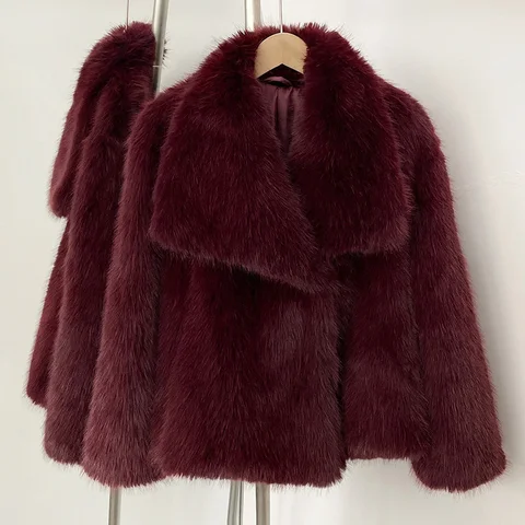 Женская куртка Aynaray 2022 из искусственного меха хаки