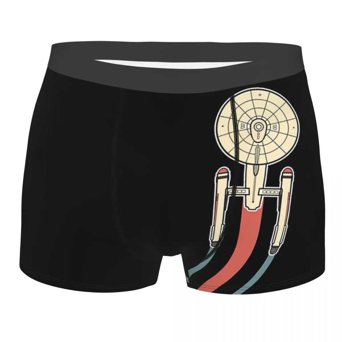 

USS Enterprise Star Trek Underpants Breathbale Panties Man Underwear Comfortable Shorts Boxer Briefs