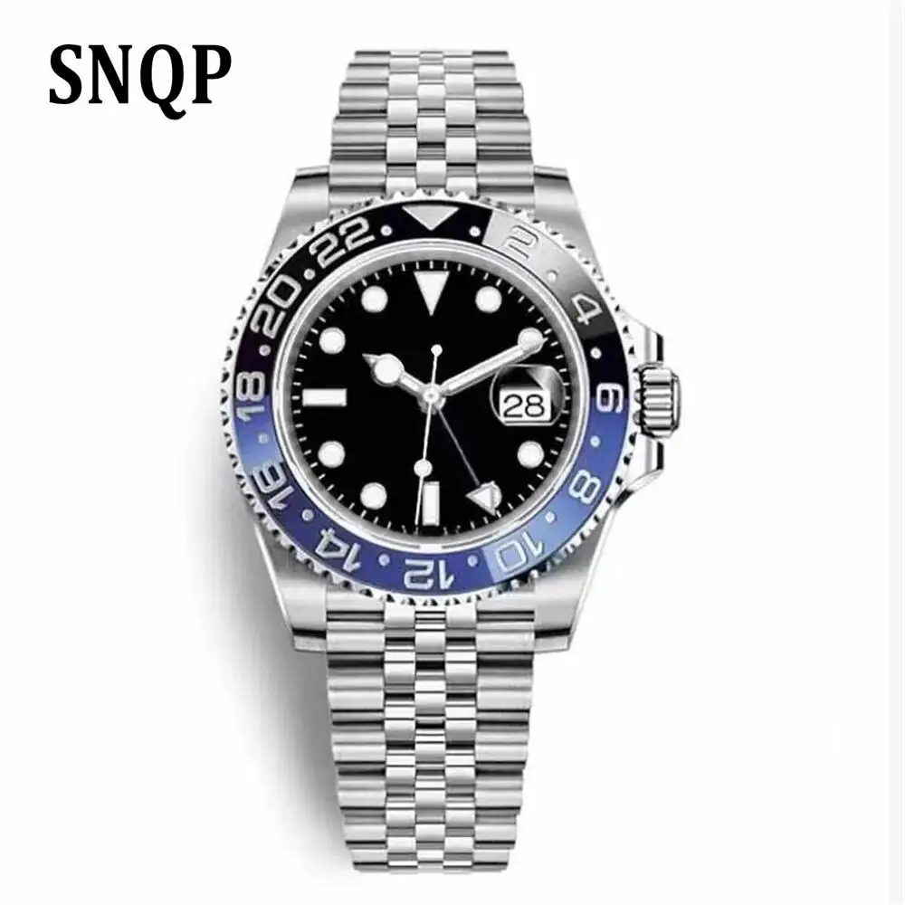 

Luxury Super Men Watch Green Automatic Mechanical 8215 Movement Watche Stainless Steel Male Wrist Watch Busines Watch Waterproof