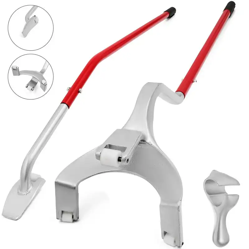 

Mount Demount Tool 17.5" to 24" Tire Changer Steel Bead Breaker Extra Bead Keeper Tubeless Truck Manual Tire Changing Tools for