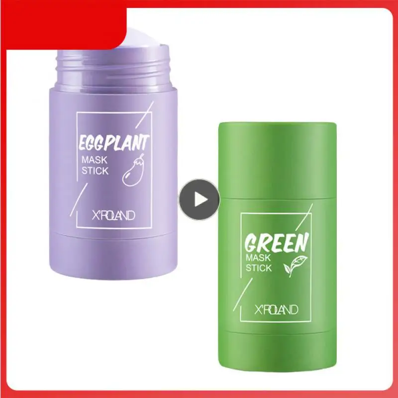

Face Care Mask Natural Green Tea Solid Mask Stick Deep Cleansing Oil Control Nourishing Hydrating Smearing Mud Mask Facial Care