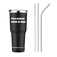 30oz travel music tumble speaker water bottle usb termos coffee mug water cup stainless steel thermos free custom name