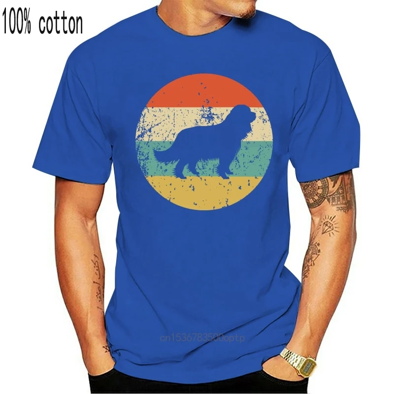 Мужская футболка в стиле ретро с принтом виде собаки |