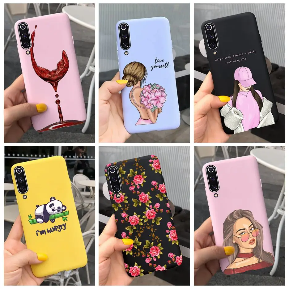 Мягкий силиконовый чехол для Xiaomi Mi 9 Lite SE новый модный телефона с рисунком конфет