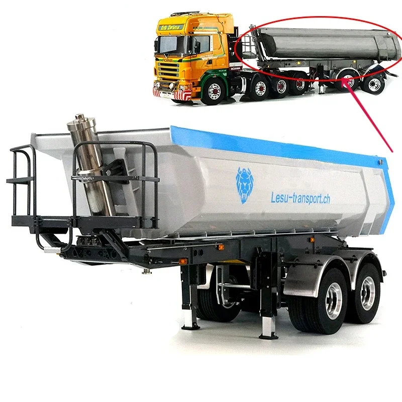 1/14 Модель имитационного грузовика Гидравлический подъемник U-образное ведро