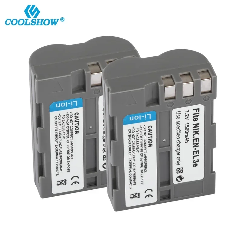 Аккумулятор EN-EL3e для Nikon D30 D300s D50 D70 D70S D100 D200 D300 D800 V1 MB-D11 MB-D12 MH-18A