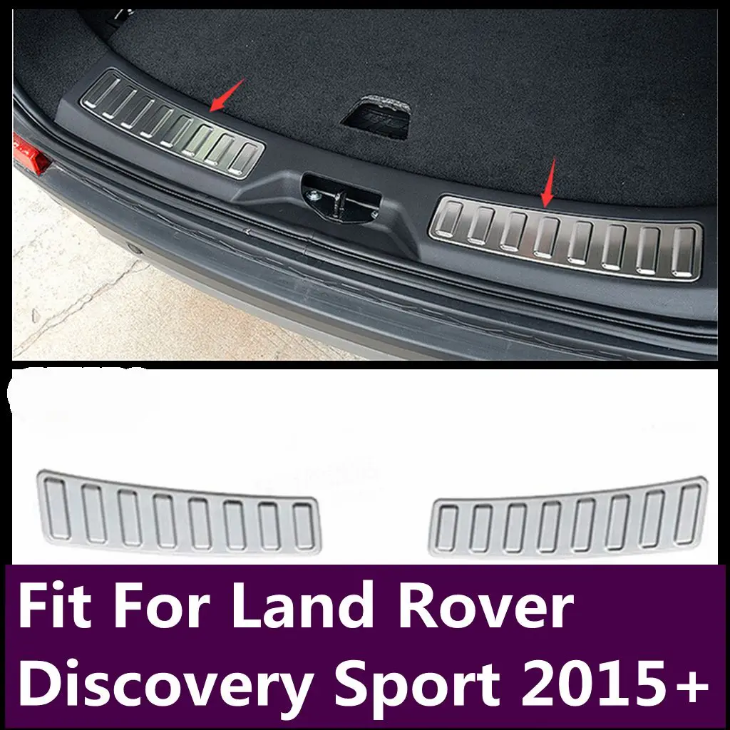

Rear Trunk Tail Door Bumper Sill Scuff Plate Lid Cover Trim Protector Fit For Land Rover Discovery Sport 2015 - 2021 Accessories