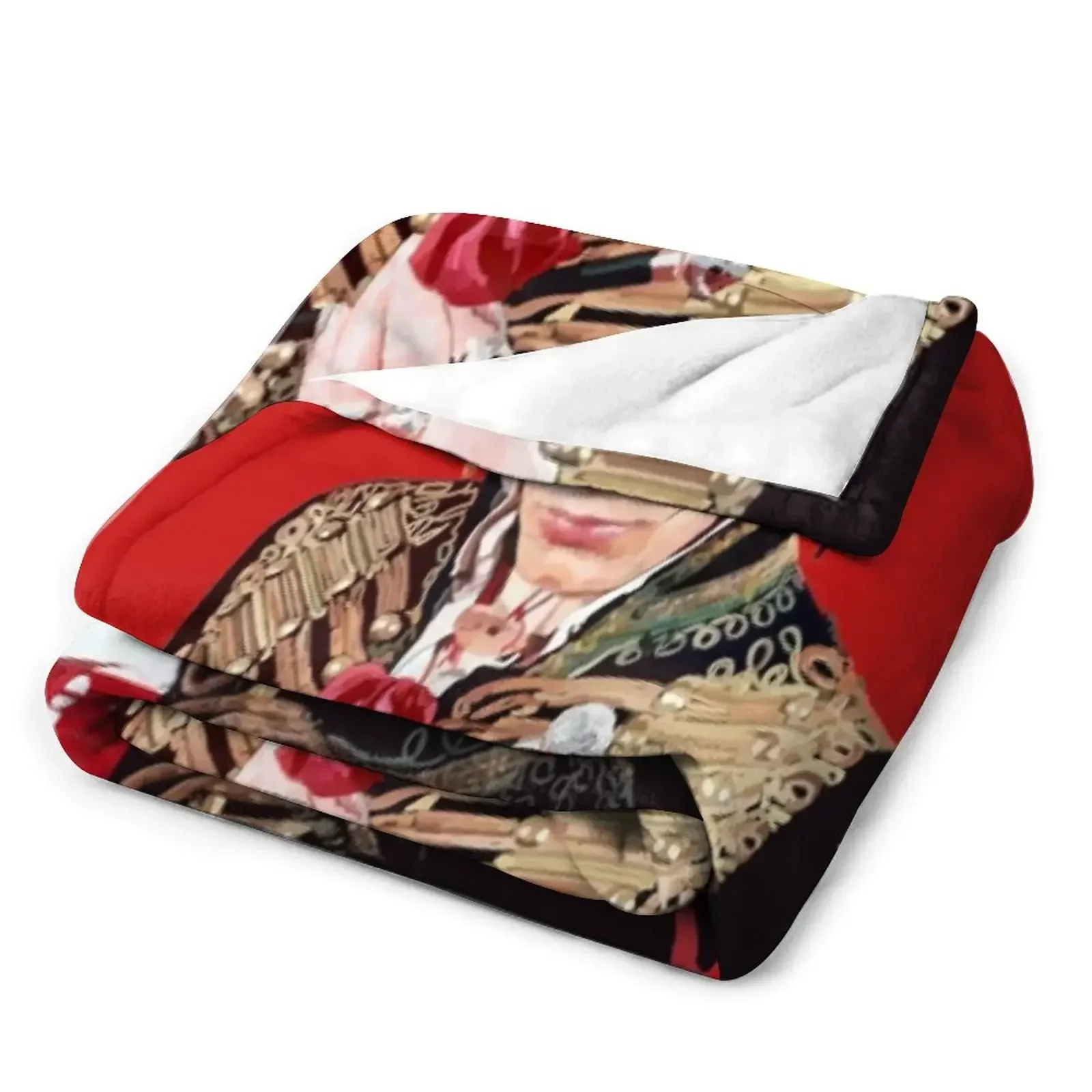 Роскошное фланелевое одеяло в клетку для кровати с изображением Адама муравья