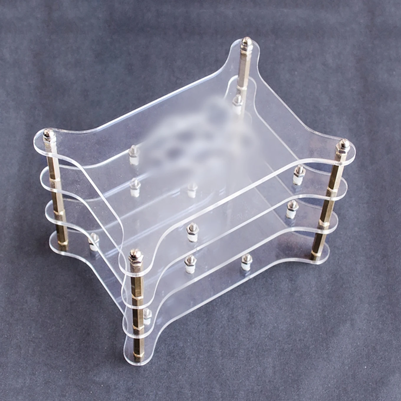 Однослойный прозрачный акриловый чехол для Raspberry Pi 3 корпус с логотипом 2 Модель B