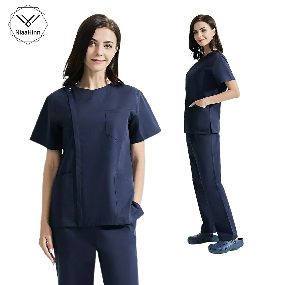 

Spa Lab Beauty Agency Work Surgical Uniform Operating Room Medical Uniform Pharmacist Stretch Breathable Comfortable Scrub Suit