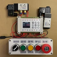 8 in 8 out 8 way multi way time relay programmable controller cycle timing switch simple plc all in one machine