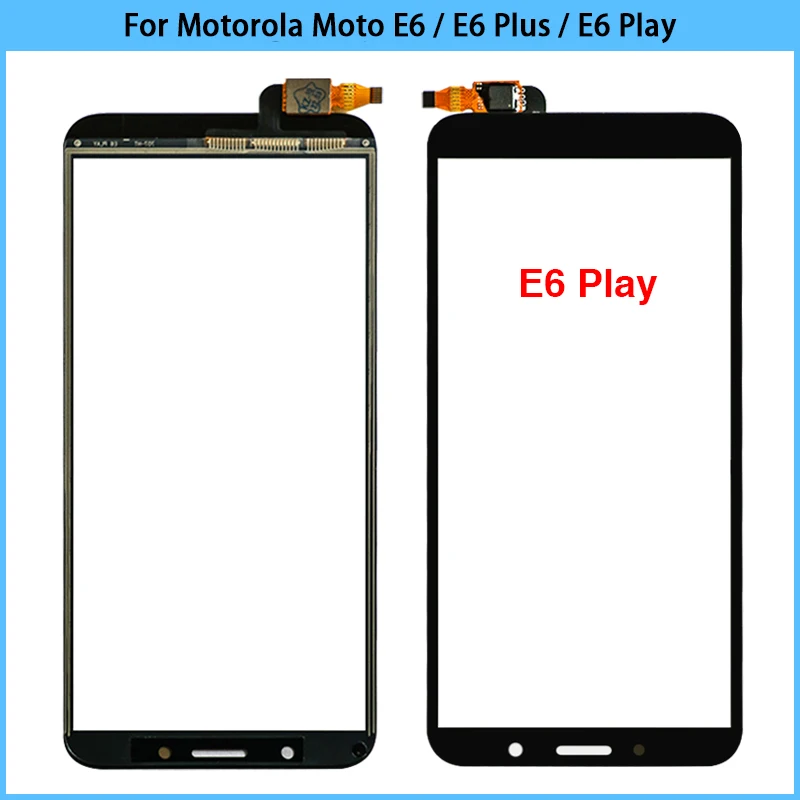 10 шт. Новый сенсорный экран E6 стеклянная панель для Motorola Moto / Plus Play дигитайзер
