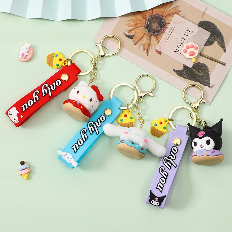 Sanrio Kawaii Cinnamoroll Hello Kitty Melody Kulomi милая кукла Модная креативная гамбургерная Конфета