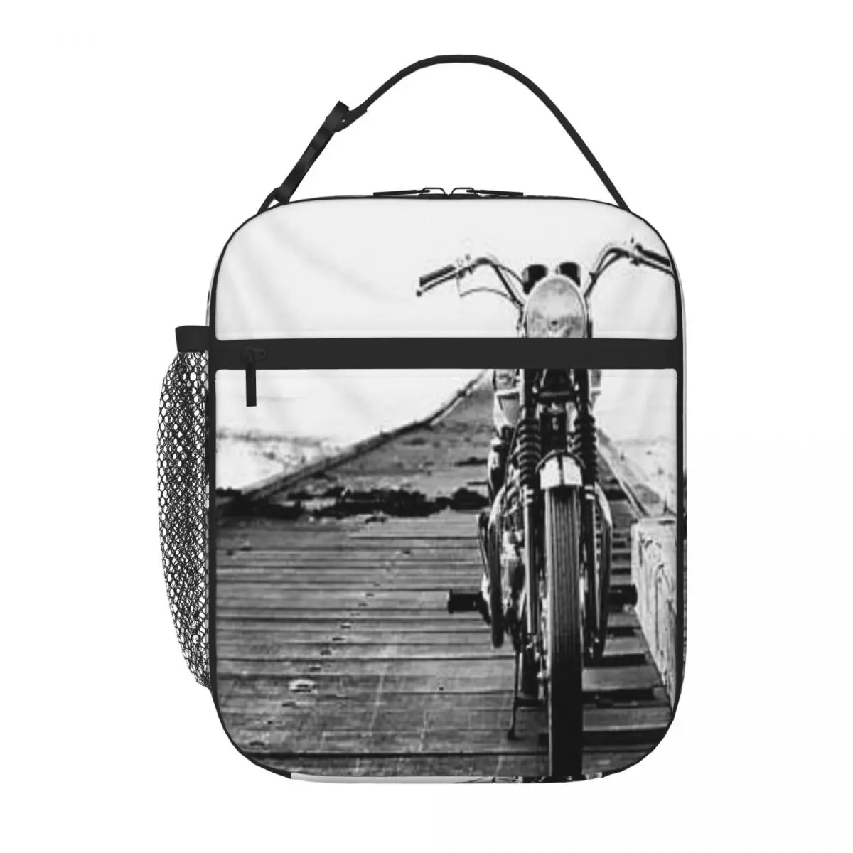 The Solo Motorcycle Mark Rogan Lunch Tote Lunch Bags Thermal Bags Thermal Bag Female