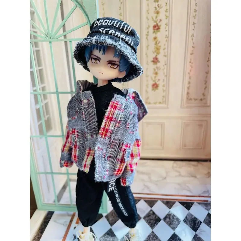 

OB22 doll clothes for ob22 24 azone licca size bjd boy clothes fashion all-match doll coat doll accessories